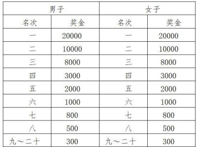 高淳馬拉松獎金多少錢2024