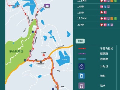 常州金壇茅山半程馬拉松線路（2025年）