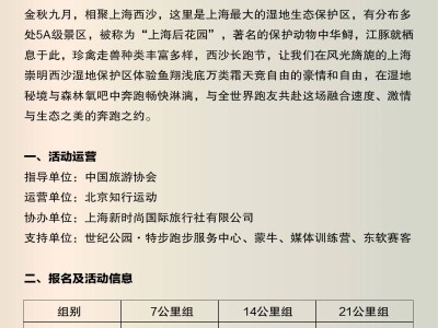 2025上海西沙長跑節(jié)(賽事規(guī)程)