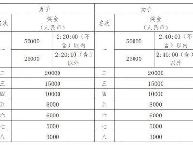 2025武漢漢馬獎金是人民幣還是美元？