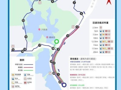 山海游2024普者黑半程馬拉松賽道線路圖（公里+景點）