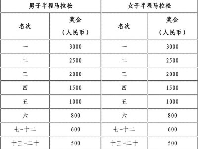 2025武漢空港國際商務(wù)新城半程馬拉松獎金及獎牌發(fā)放辦法