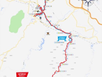 2025十堰馬拉松路線圖最新消息