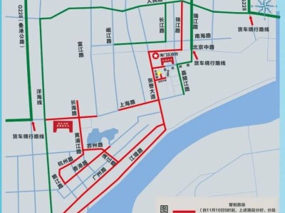 2024南通海門馬拉松實(shí)施臨時(shí)交通管制示意圖