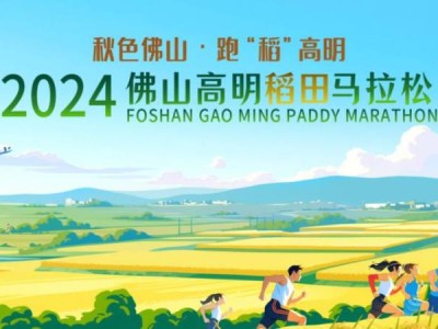 2024佛山高明稻田馬拉松時間+路線+報名入口