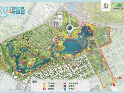 第三屆東安湖半程馬拉松比賽詳細(xì)路線圖2025