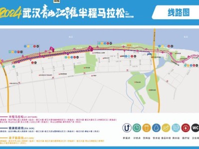 武漢青山馬拉松比賽路線圖2024