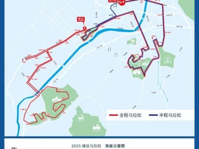 2025橫店馬拉松比賽線路+線路圖