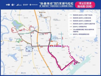 2025蕪湖馬拉松灣沚區(qū)擺渡路線(返程)