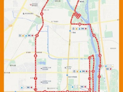 2024北京房山良鄉(xiāng)大學(xué)城半程馬拉松賽賽道圖
