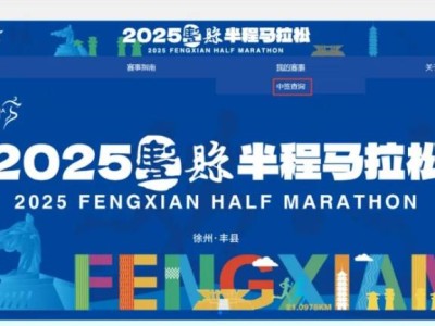 2025豐縣半程馬拉松抽簽結(jié)果查詢?nèi)肟趨R總