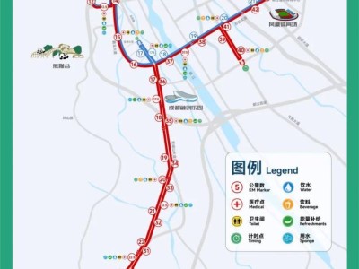 2025成都世遺馬拉松線路圖