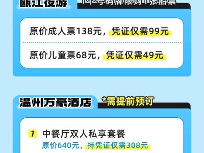 2024溫州馬拉松鹿城專屬文旅優(yōu)惠