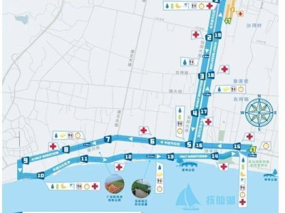2024年第六屆撫仙湖半程馬拉松比賽路線