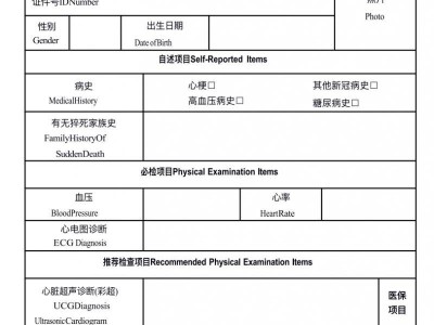 2025杭馬體檢證明需要哪些檢查？