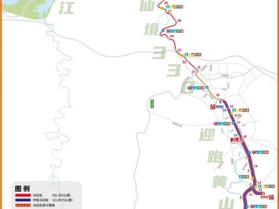 2025黃山馬拉松路線圖一覽（最新）