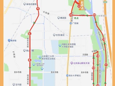 2024北京房山半程馬拉松路線圖(最新)
