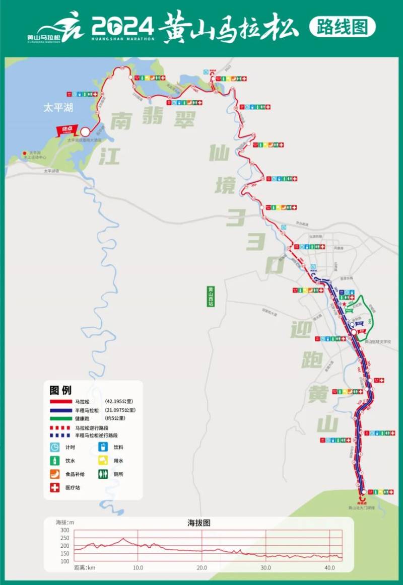 2024黃山馬拉松線路圖