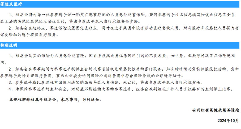 2024安利紐崔萊健康慈善慢跑(賽事規(guī)程)（10）