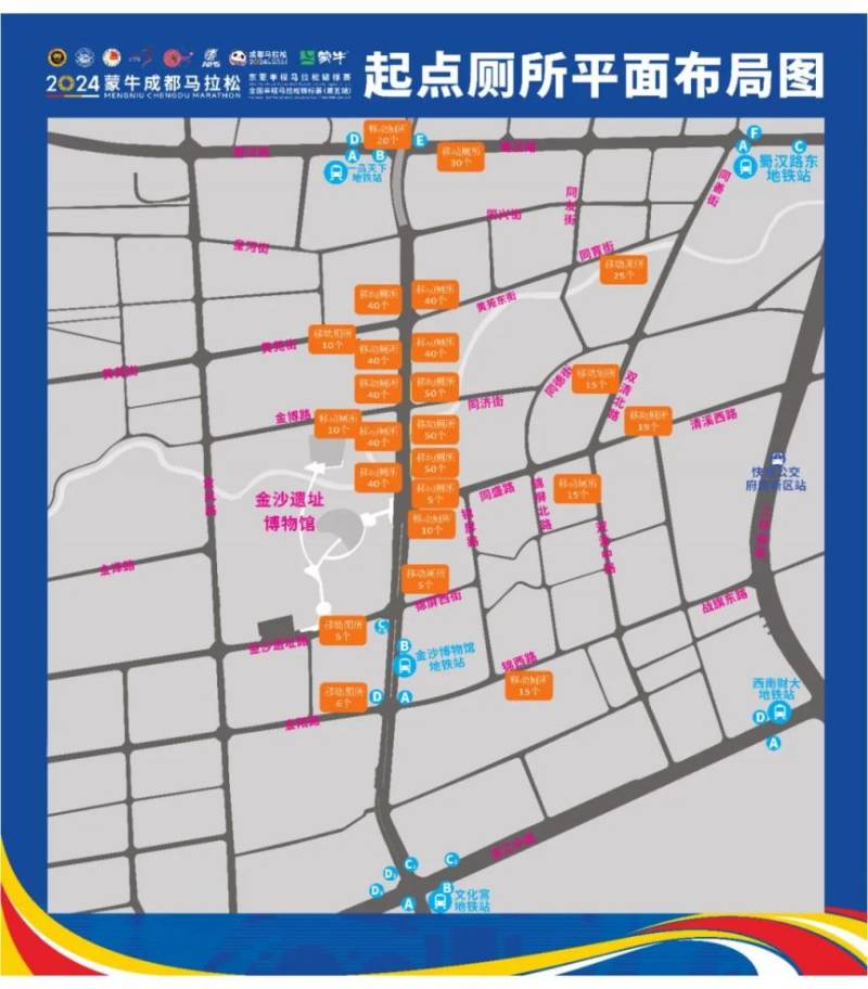 2024成都馬拉松起終點攻略（交通+廁所+流程）（2）