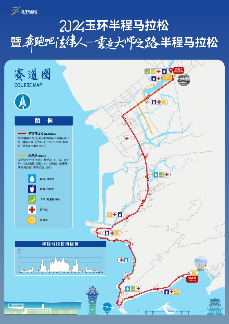 2024玉環(huán)半程馬拉松暨“奔跑吧 法律人—重走大師之路”半程馬拉松(賽事日歷+人數(shù)+路線)（11）