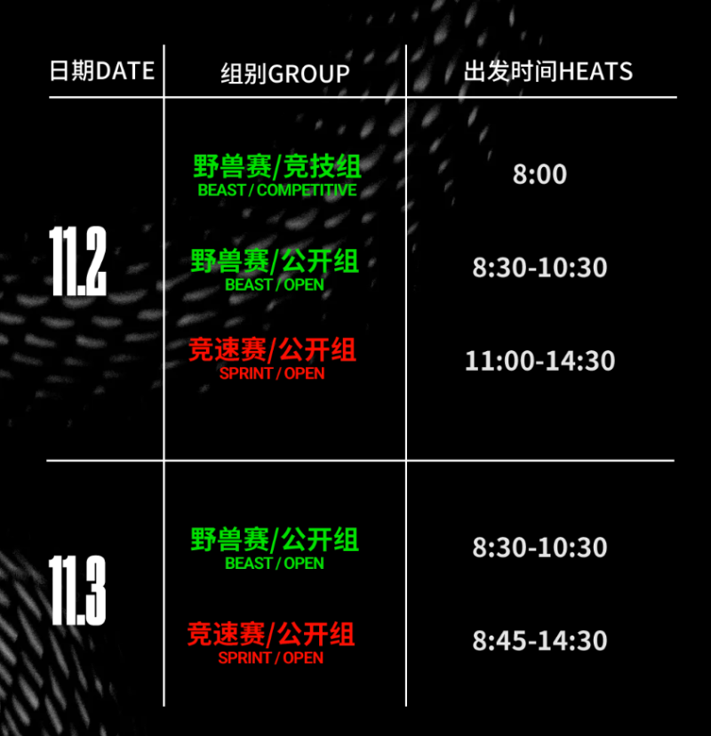 2024斯巴達(dá)勇士賽莫干山站(賽事規(guī)程)（20）