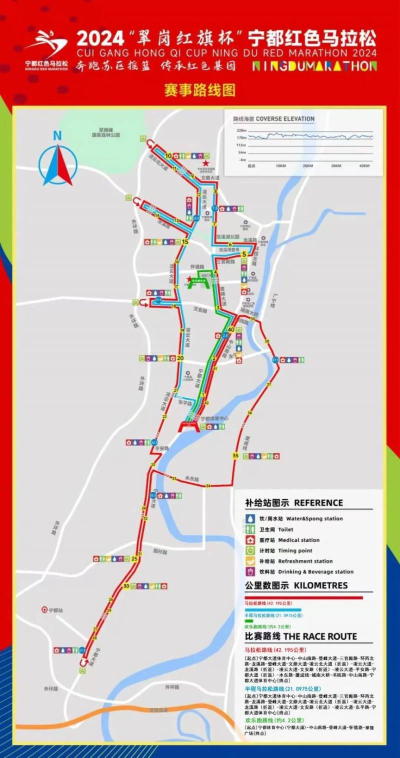 2024寧都紅色馬拉松賽競賽項(xiàng)目(附路線) 2024寧都紅色馬拉松賽競賽項(xiàng)目(附路線)