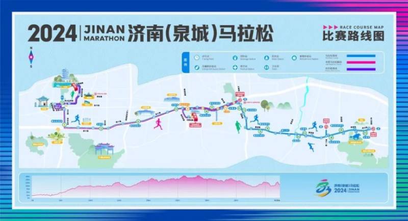泉城馬拉松2024路線圖 泉城馬拉松2024路線圖