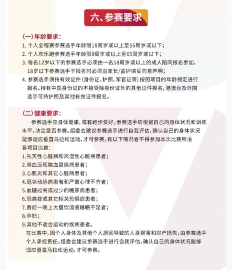 2024上海中心垂直馬拉松報名條件(年齡+健康）