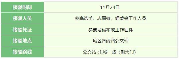 2024肇慶馬拉松交通接駁車安排（領(lǐng)物+賽前+賽后）（2）