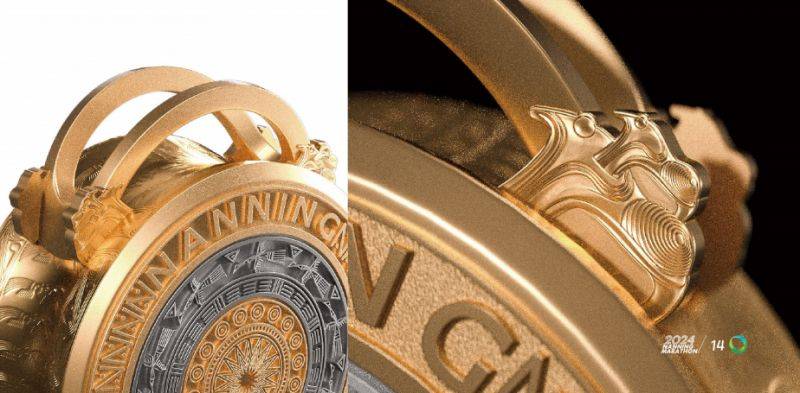 2024年南寧馬拉松獎牌樣式圖片（2）