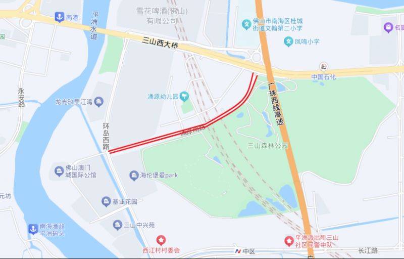 2024桂城三山環(huán)島半程馬拉松交通管制（路段+時(shí)間）（14）