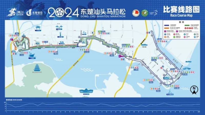 2024東楚汕頭馬拉松賽道路線圖正式公布(最新) 2024東楚汕頭馬拉松賽道路線圖正式公布(最新)