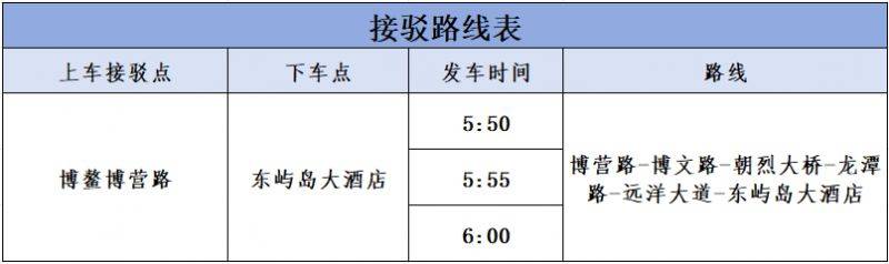 2024瓊海博鰲馬拉松賽接駁方案一覽（2）
