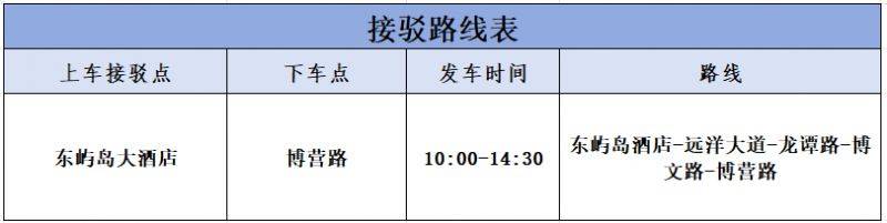 2024瓊海博鰲馬拉松賽接駁方案一覽（4）