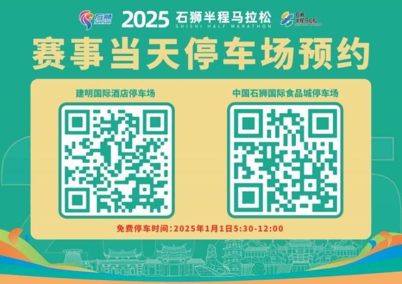2025石獅馬拉松期間停車位置