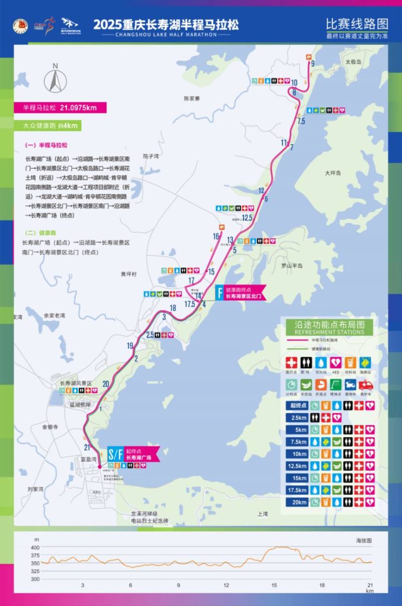 2025重慶長(zhǎng)壽湖半程馬拉松時(shí)間+地點(diǎn)+路線+報(bào)名方式