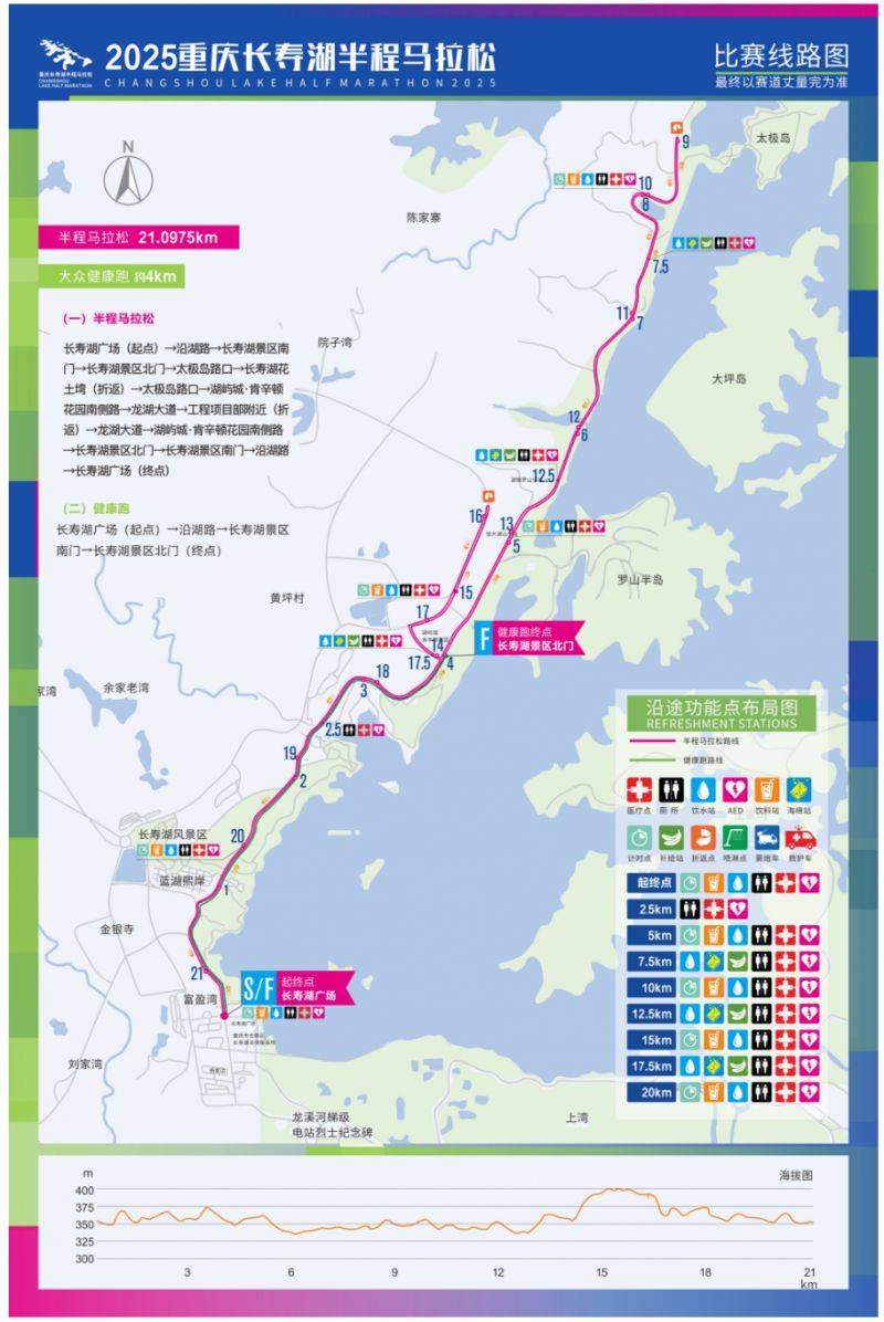 2025重慶長(zhǎng)壽湖半程馬拉松比賽路線 2025重慶長(zhǎng)壽湖半程馬拉松比賽路線