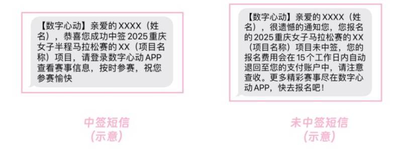 2025重慶女子馬拉松抽簽結(jié)果公布時間及查詢方式(6) 2025重慶女子馬拉松抽簽結(jié)果公布時間及查詢方式(6)