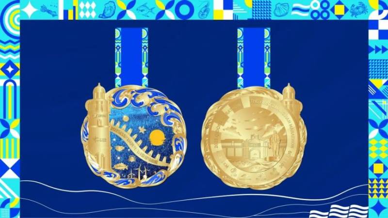 2025南通啟東馬拉松獎(jiǎng)牌長(zhǎng)什么樣子？