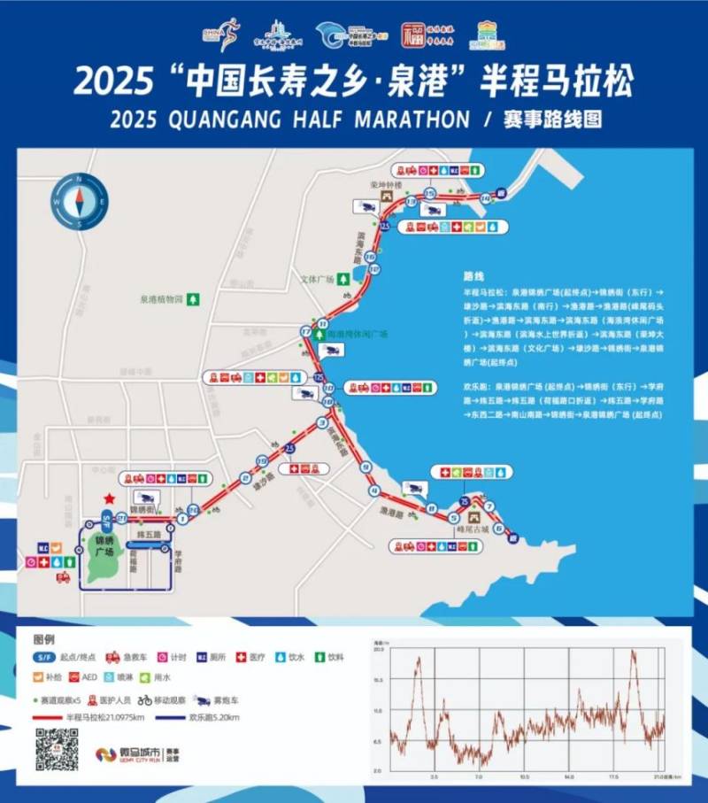 2025泉州泉港半程馬拉松比賽時(shí)間和比賽路線圖