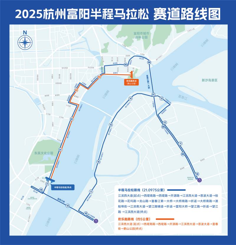 2025杭州富陽半程馬拉松(賽事日歷+人數(shù)+路線)（11）