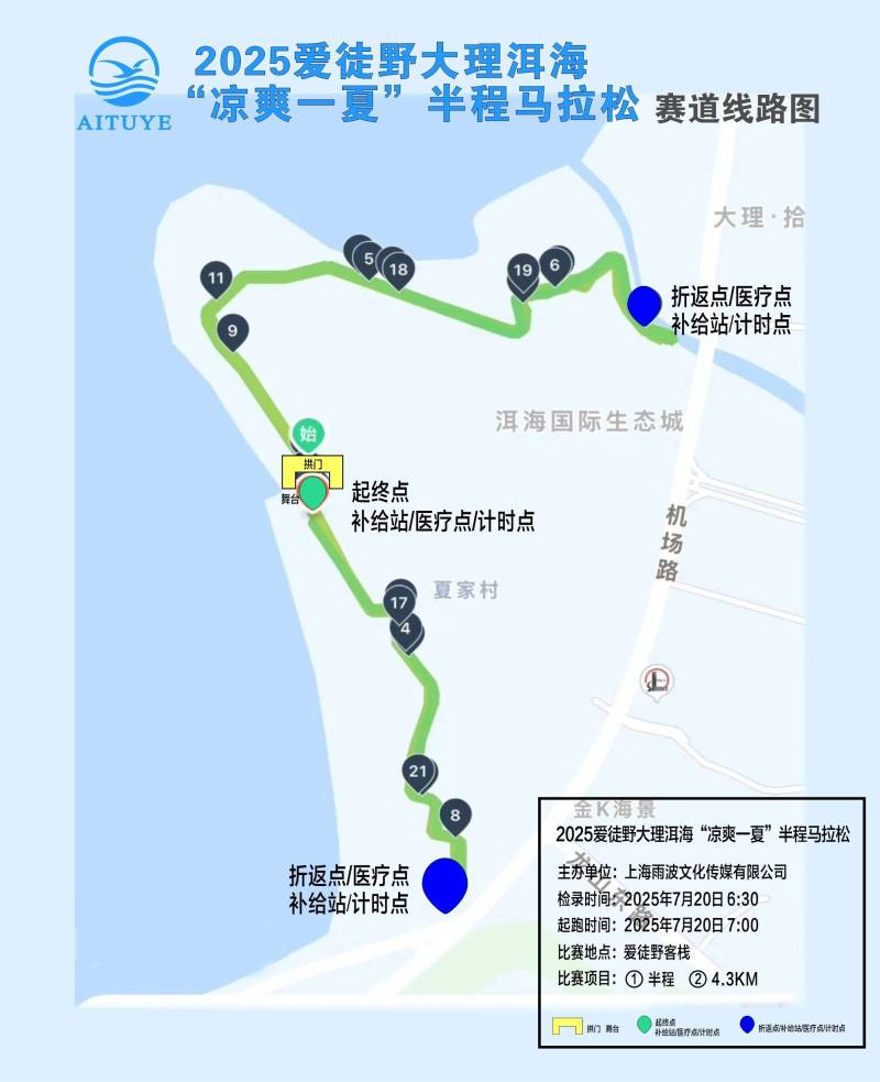 2025愛徒野大理洱海“涼爽一夏”半程馬拉松(賽事規(guī)程)（6）