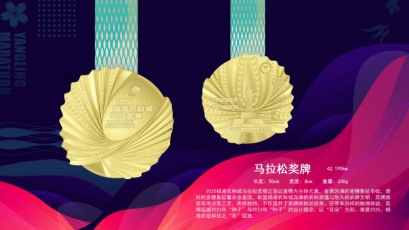 2025楊凌馬拉松參賽服/獎牌長什么樣？（13）