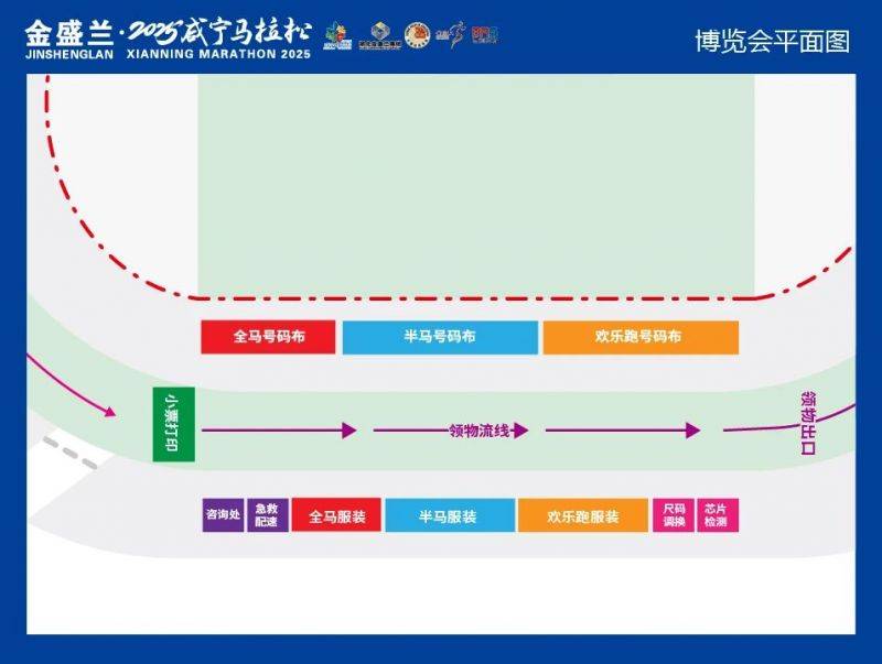 2025咸寧馬拉松領(lǐng)物指南（時間地點(diǎn)+流程+交通指引）（6）