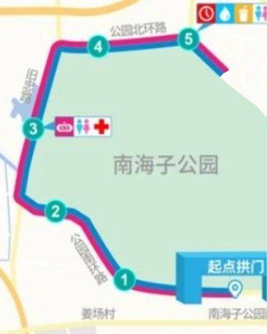2025北京亦莊半程馬拉松彩排期間部分道路臨時交通管制