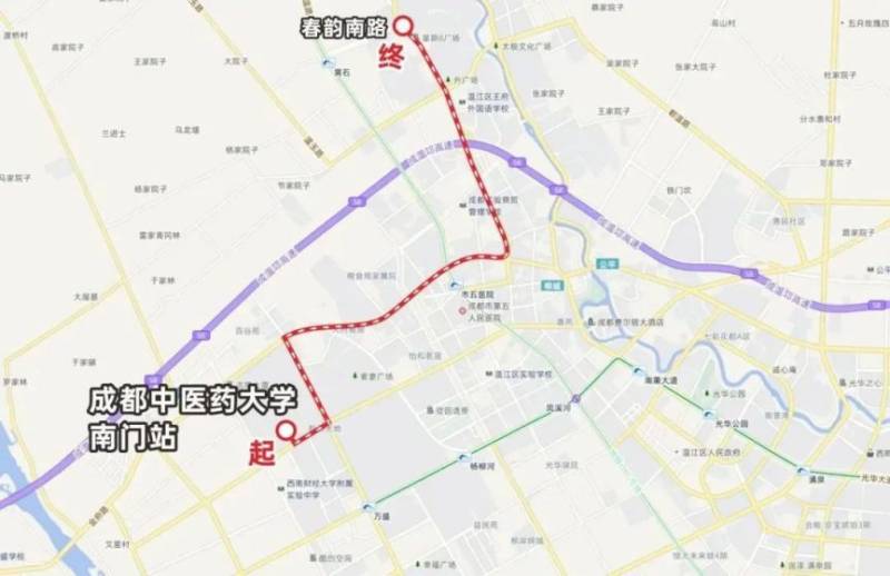 2025溫江半程馬拉松交通指南（免費(fèi)接駁車）（4）