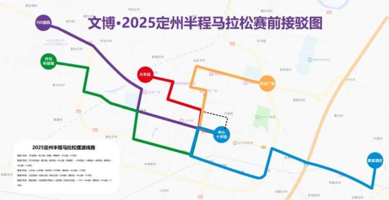 2025定州半程馬拉松擺渡車線路
