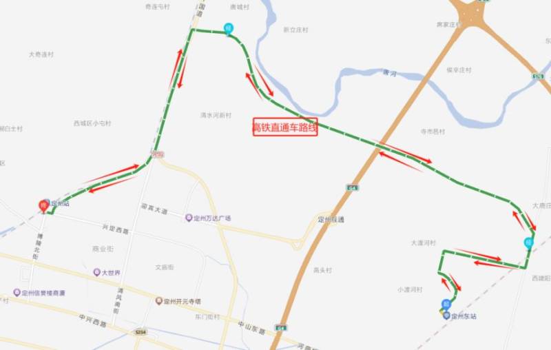 2025定州半程馬拉松擺渡車線路（3）