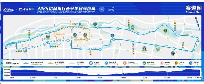 2025西寧半程馬拉松賽事路線是什么？